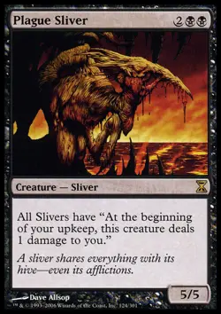 4x Plague Sliver ~ Lightly Played Time Spiral MTG Magic x4 4 UltimateMTG Playset - Image 1