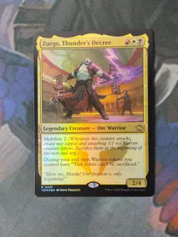 Zurgo, Thunder's Decree - Foil | 7% Off 2+ | Dragonstorm | NM | MTG - Image 1