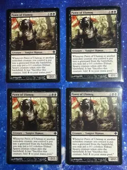 MTG Lot - 4x Pawn of Ulamog - Rise of the Eldrazi ROE English LP-NM - Image 1
