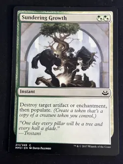 1x Sundering Growth (211) Modern Masters 2017 LP MTG Magic the Gatheeing x1 MKE - Image 1