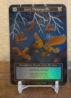 Sorcery Contested Realms - Beta - Gyre Hippogriffs Foil NM - Image 1
