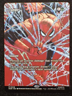 Tangle (Borderless) 0038 (M) MTG Marvel's Spider-Man Eternal-Legal (MAR) - Image 1