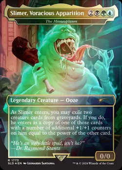 MTG Secret Lair x Ghostbusters Slimer Rainbow Foil Magic the Gathering SEALED - Image 5