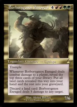 Borborygmos Enraged - Foil Retro Frame RVR NM MTG - Image 1