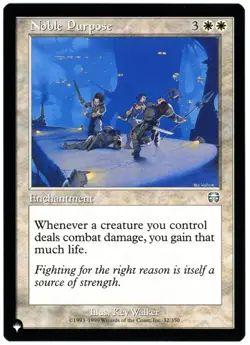 Noble Purpose - The List Reprints - Mystery Booster 2 - MTG - NM/M - Image 1