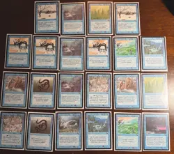 MTG The Dark Set Vintage Blue Lot Magic The Gathering - Image 1