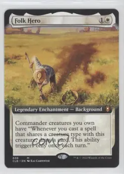 Extended Art - Folk Hero Magic: Commander Legends: Battle for Baldur's Gate CLB - Image 1