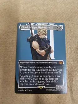 Magic: The Gathering Cloud, Midgard Mercenary (Borderless) Non-Foil 0375 - Image 1