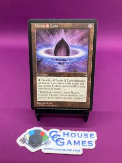 MTG Magic - Lotus Petal Tempest 1997 Vintage Foreign Card Italian *CCGHouse* - Image 1