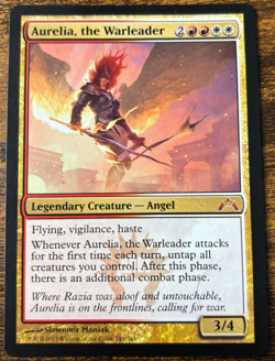 Magic the Gathering MTG- Aurelia, the Warleader- NM- 143/249- Gatecrash - Image 3