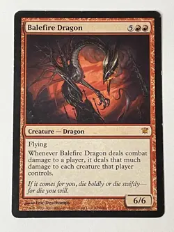Balefire Dragon Innistrad Magic The Gathering Card (#129/264) MTG LP - Image 1
