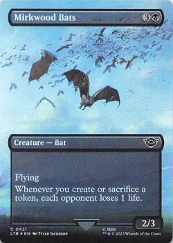 Mirkwood Bats (Borderless) Lord of the Rings: Tales of Middle-Earth Foil - Image 1