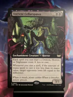 Ancient Cellarspawn (Extended Art) Commander: Duskmourn: House of Horror Regular - Image 1