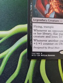 Magic The Gathering Ob Nixilis, Unshackled Promo Core Set 2015 Rare NM 2014 - Image 4