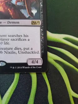 Magic The Gathering Ob Nixilis, Unshackled Promo Core Set 2015 Rare NM 2014 - Image 5