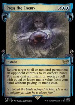 Press the Enemy - Silver Foil Showcase LTR NM MTG - Image 1