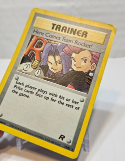 Here Comes Team Rocket! 15/82 Holo Rare Unlimited Team Rocket Pokemon 7863 - Image 3