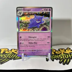 Gengar 094/165 - Holo Rare Scarlet & Violet 151 Pokemon TCG Card - NM - Image 1