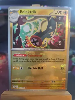 Pokemon TCG Eelektrik Black Bolt 031/086, NM/M Condition Master Ball Pattern - Image 1