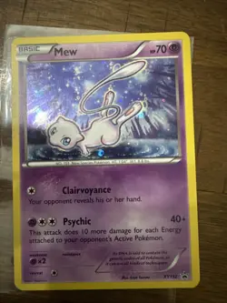Pokemon TCG Mew Holo Black Star Promo XY192 2017 - Image 1