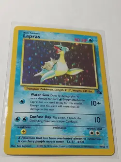 1999 Pokemon Lapras 10/62 Fossil Set NM+ (1575) - Image 1
