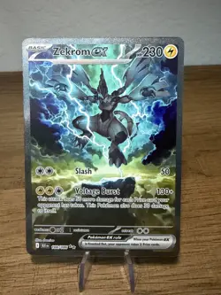 Pokemon S&V Black Bolt Zekrom ex 166/086 Special Illustration Rare Alternate Art - Image 1