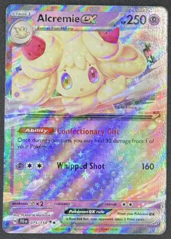 Alcremie ex 075/159 Pokemon TCG SV09: Journey Together Double Rare Near Mint - Image 1