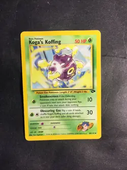 1999 Wizards Pokemon Gym Challenge Set 48 /132 Kogas Koffing 02 - Image 1