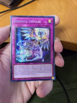 Yugioh Dominus Impulse MP25-EN116 1st Prismatic Secret Rare - Image 1