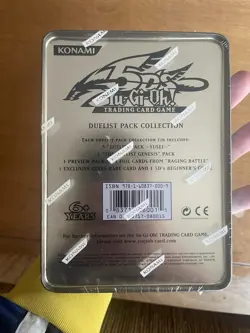 2010 YuGiOh! YGO 5D's Duelist Pack Collection Tin Blue Factory Sealed - Image 3