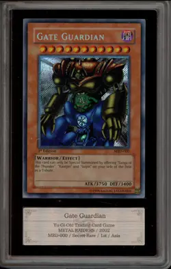 Yu-Gi-Oh! Gate Guardian Metal Raiders 1st Ed Asian-ENG MRD-000 ARS 9 - Image 1