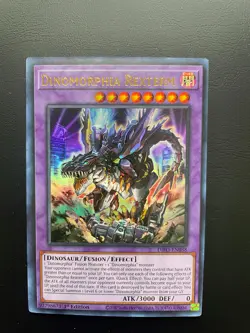 Yugioh Dinomorphia Rexterm DIFO-EN038 Ultra Rare 1st Edition Near Mint - Image 1