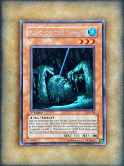 Yugioh King Of The Swamp AST-082 Rare 1st Ed NM - Image 1