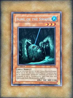 Yugioh King of the Swamp AST-082 Rare 1st Ed LP - Image 1