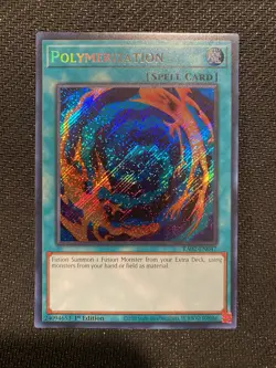 Yu-Gi-Oh! TCG Rarity Collection 2 II Polymerization Secret Rare RA02-EN047 NM - Image 1