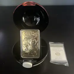 Pokemon, Burger King 1999 - 23K Gold Plated Pikachu Rare Card **No Box** - Image 2