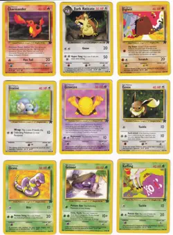 Pokemon Team Rocket COMPLETE SET Uncommon/Common Vintage WOTC 48 Card Lot MP-NM - Image 4
