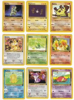 Pokemon Team Rocket COMPLETE SET Uncommon/Common Vintage WOTC 48 Card Lot MP-NM - Image 5