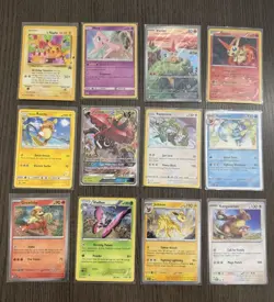 Pokemon Promo Lot (12 Cards) Mew SM215, Victini SVP208, Birthday Pikachu + More - Image 1