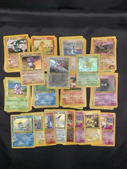 Vintage Pokemon Card Lot 1999 WOTC - Holo Rares, Black Star Promos - HP/DMG - Image 1