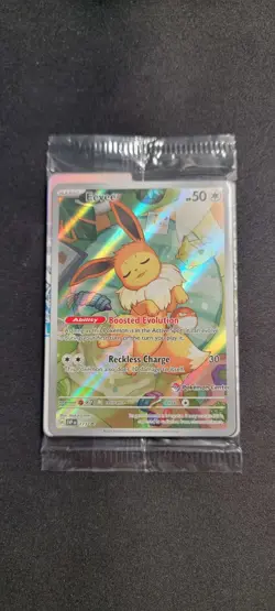 Eevee Promo #173 Pokemon Center Stamped Card Prismatic Evolutions Sealed - Image 1