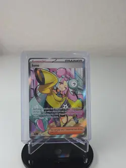 Iono Pokemon TCG Paldea Evolved Holo Ultra Rare Full Art Card 254/193 - Image 1