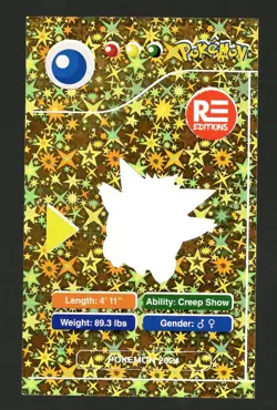 2024 POKEMON POKEDEX BLACK #094 GENGAR Card #Peru Edition NM - Image 2