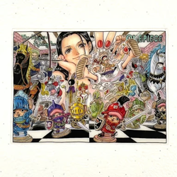 S2782 Straw Hat Crew Japanese One Piece Clear Card Nico Robin Nami Zoro - Image 1