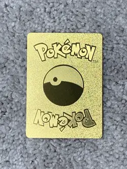 Pokemon Venusaur, Charizard & Blastoise VMax Tag Team Gold Foil Fan Art Card LP - Image 2