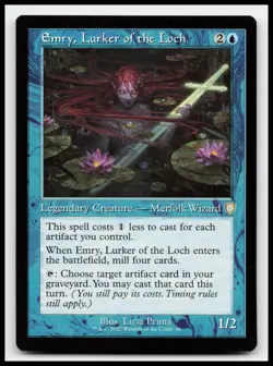 Emry, Lurker of the Loch (Retro Frame) #81 Commander: The Brothers' War MTG Card - Image 1