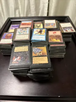 Vintage Magic The Gathering Trading Cards Black Borders 100s Of Them Bulk Lot - Image 2