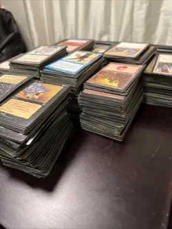 Vintage Magic The Gathering Trading Cards Black Borders 100s Of Them Bulk Lot - Image 3
