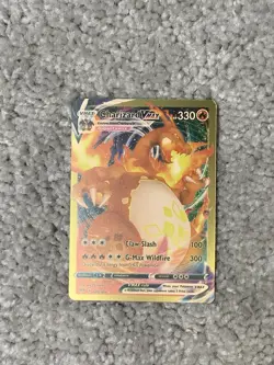 Pokemon Charizard VMax HP330 Claw Slash OC Error Card Gold Foil Fan Art NM! - Image 1