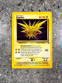 Pokemon TCG Cards Zapdos 15/62 Fossil Alternate (Cosmos) Holo Rare EXC - Image 1